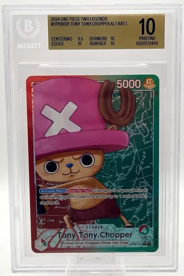 Tony Tony.Chopper (001) (Parallel) OP08-001 Two Legends Leader One Piece BGS 10