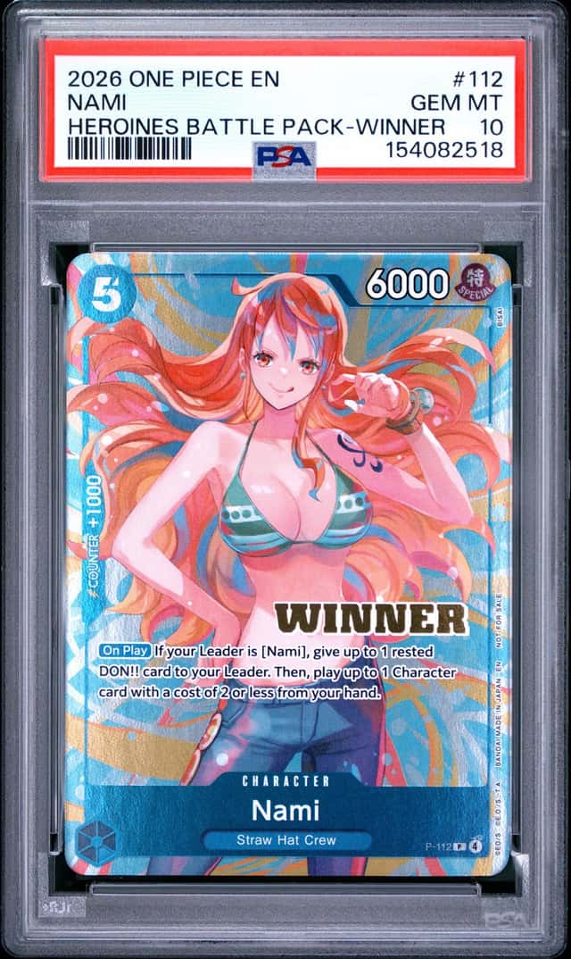 2026 One Piece Tournament Promo Heroines Battle Winner Nami #P-112