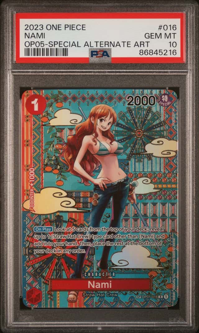 2023 One Piece Awakening of the New Era Special Alternate Art Nami #OP01-016