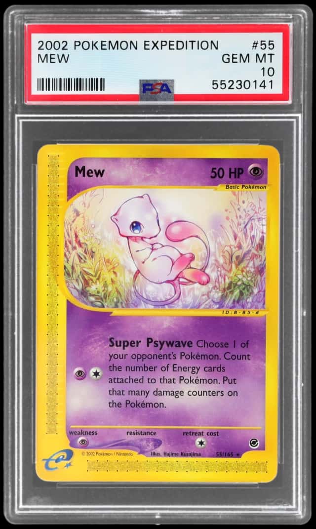2002 Pokemon Expedition Mew #55