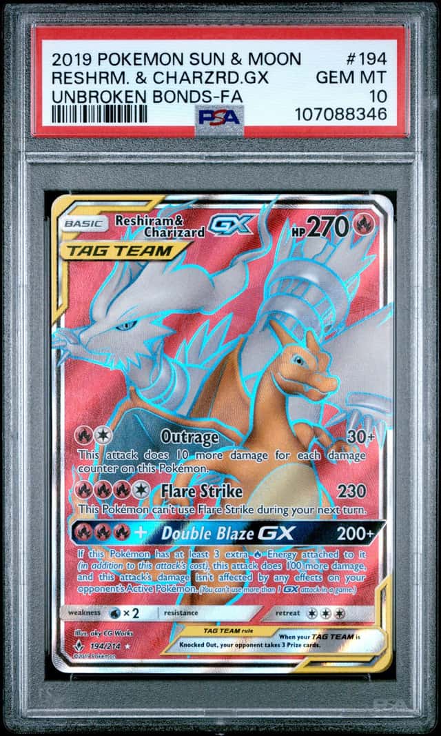 Reshiram & Charizard GX