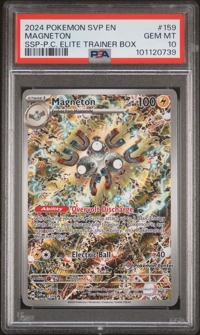 2023-25 Pokemon SV Black Star Promos Magneton 2024 #159 PSA 10 GEM MINT