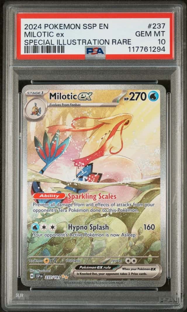 Milotic EX 237/191 Special Illustration Rare Pokemon PSA 10 *294