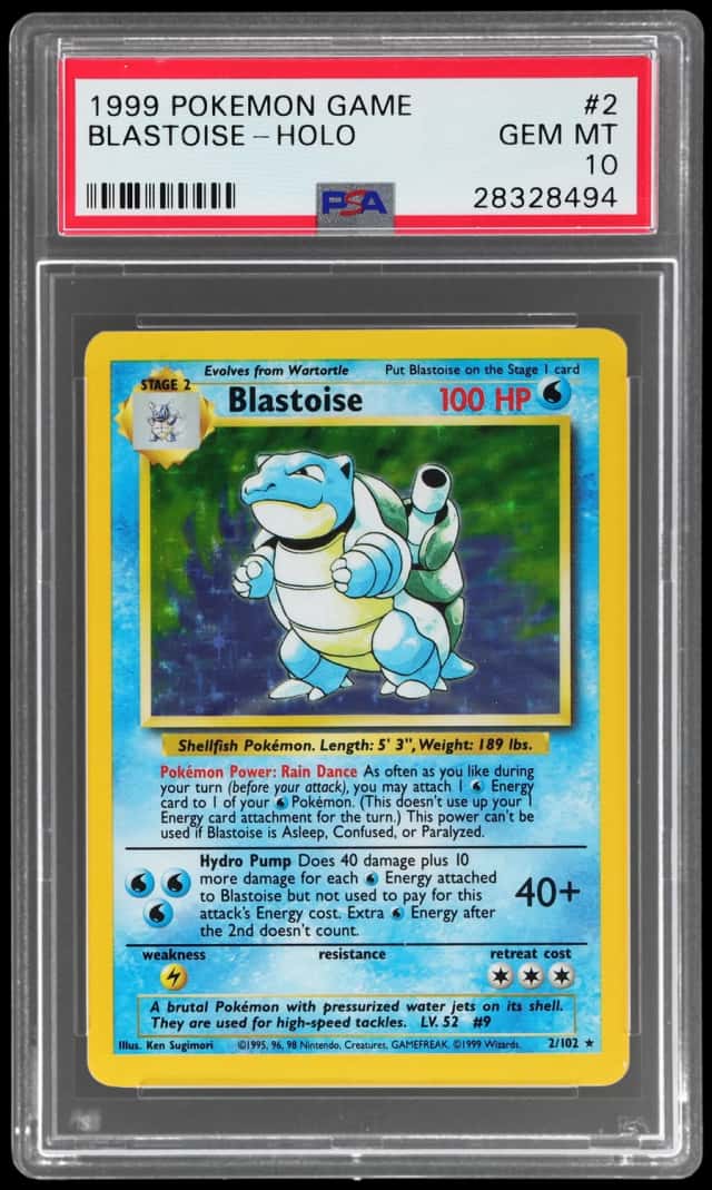 1999 Pokemon Base Set Holo Blastoise #2