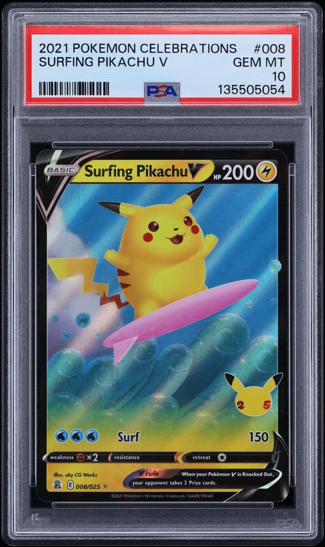 Surfing Pikachu V