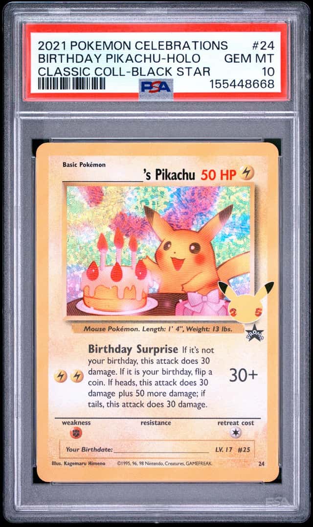 _____'s Pikachu STAMP [25th Anniversary] TEXTURED CONFETTI HOLO