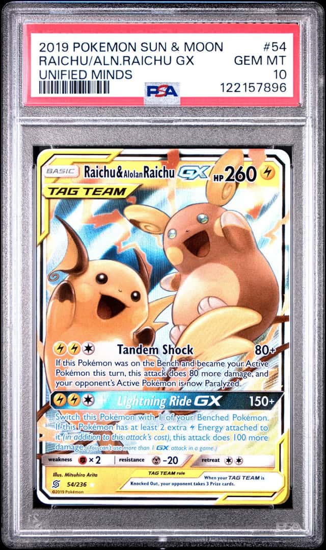 Raichu & Alolan Raichu GX