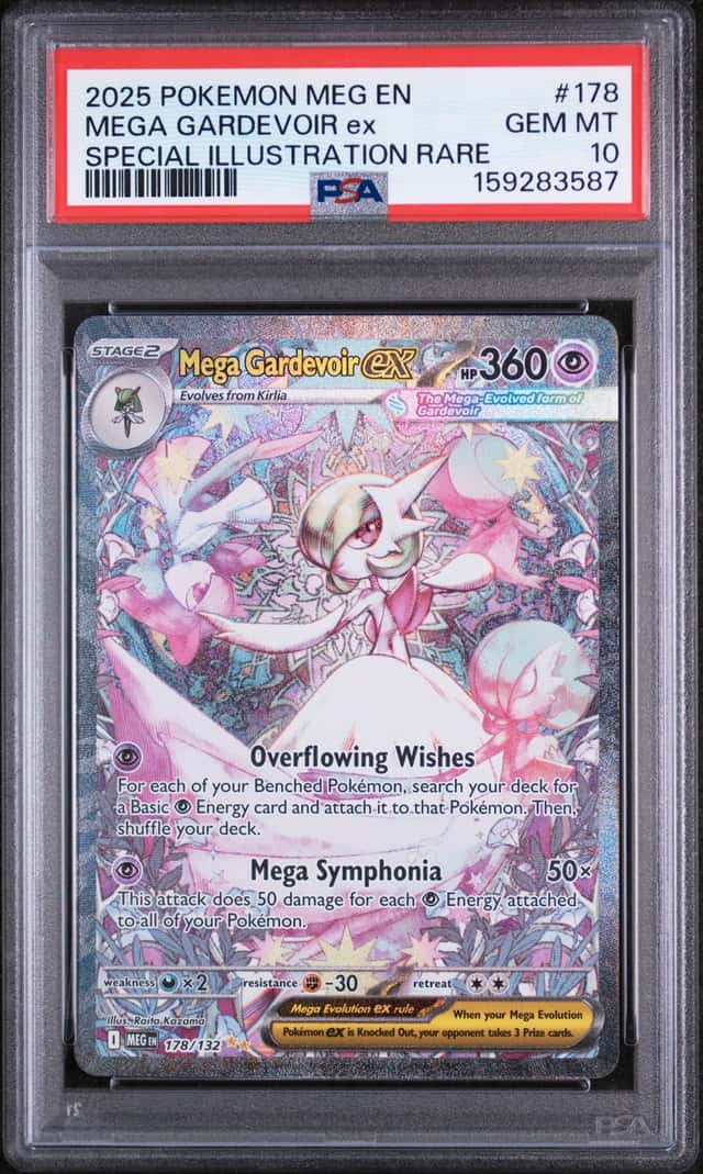 2025 Pokemon Gardevoir ex Special Illustration Rare #178/132 PSA 10 GEM MINT
