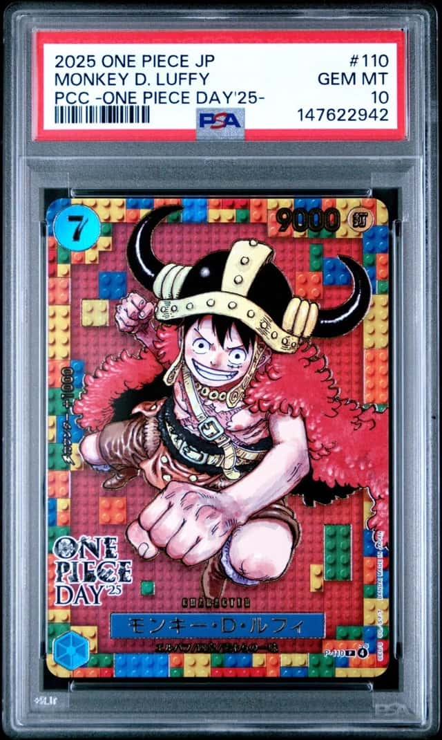2025 ONE PIECE JPN PREMIUM COLLECTION ONE PIECE DAY'25 MONKEY D. LUFFY PSA 10