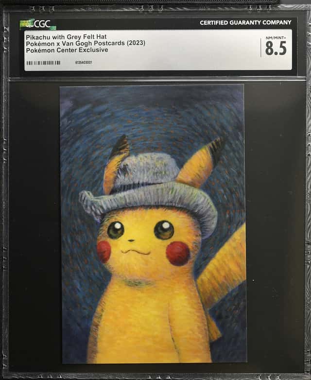 Pikachu/Grey Felt Hat