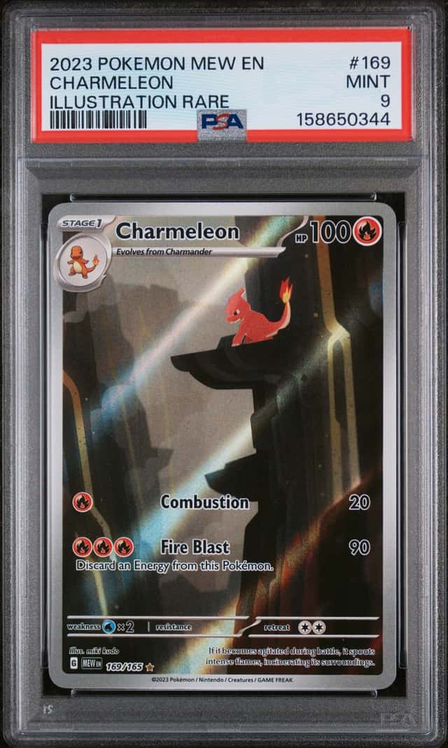 Pokémon Charmeleon #169 Illustration Rare - PSA 9 - Free Shipping!