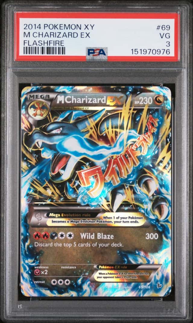 M Charizard ex #69 XY Flashfire 2014 Pokemon PSA 3 151970976