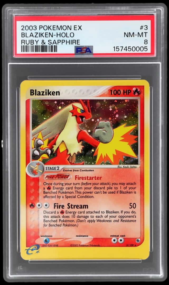 2003 Pokemon Ex Ruby and Sapphire Holo Blaziken #3
