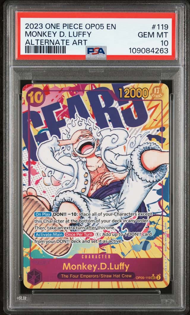 2023 One Piece Awakening of the New Era Alternate Art Monkey D. Luffy #OP05-119