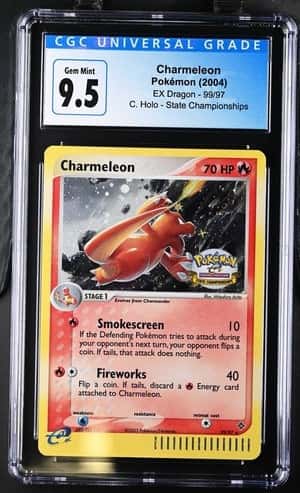 Pokémon Charmeleon 2004 EX Dragon 99/97 State Championships CGC 9.5