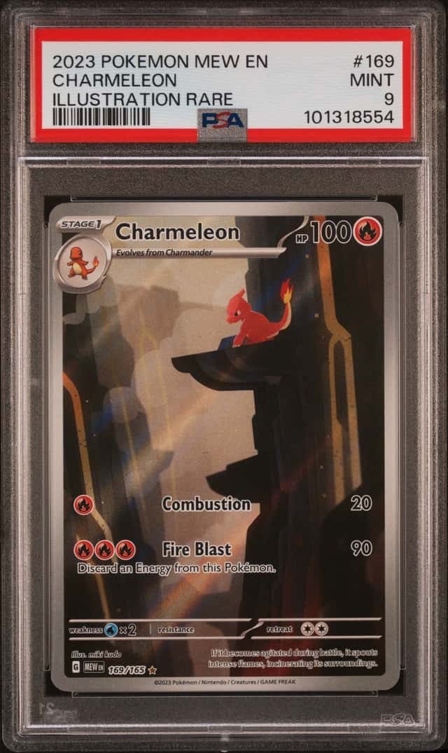 2023 Pokemon SV 151 Charmeleon Illustration Rare #169/165 PSA 9
