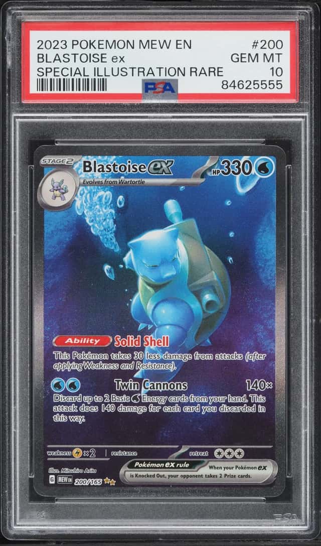 2023 Pokemon Scarlet & Violet 151 SIR Blastoise Ex #200 PSA 10 GEM MINT