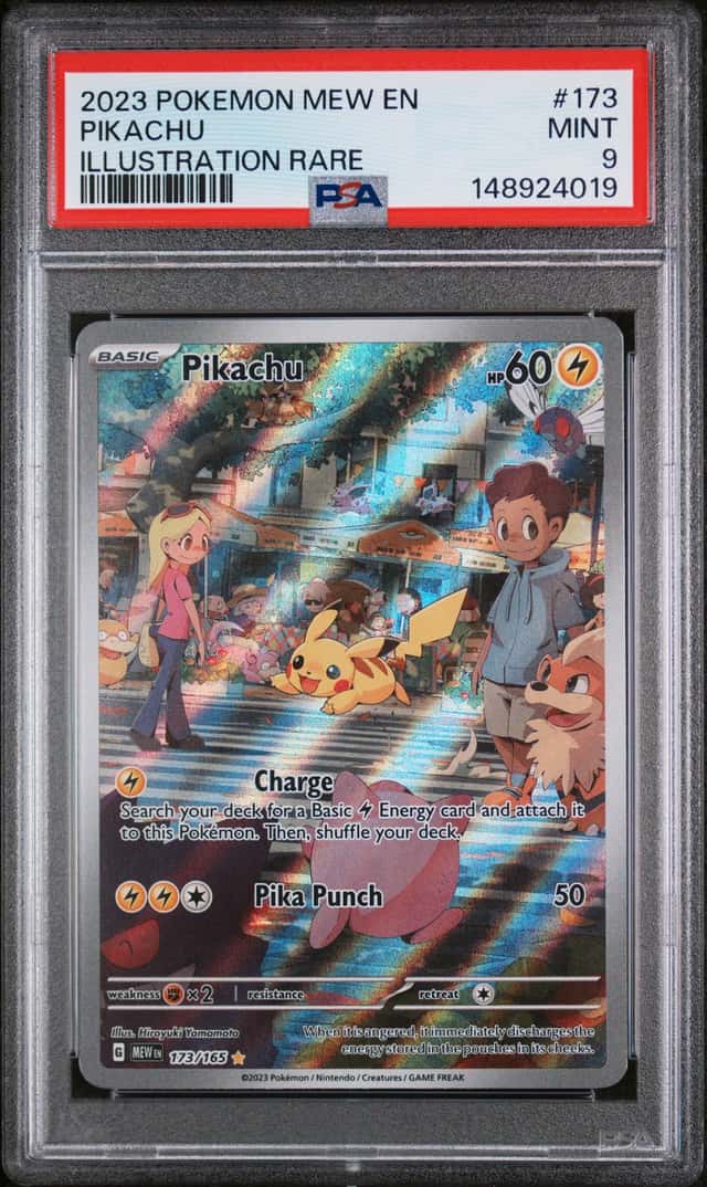 2023 Pokemon 151 Pikachu #173 Illustration Rare PSA 9 MINT IR English