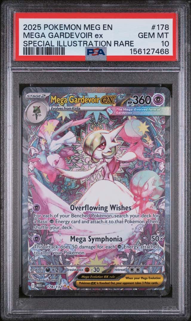 7468 Mega Gardevoir ex 2025 Pokemon Mega Evolution #178 SIR PSA 10