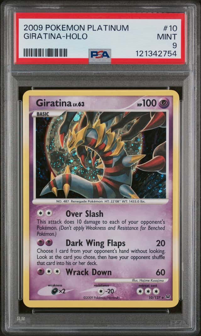 Pokemon Giratina Holo Platinum 10/127 PSA 9 Mint