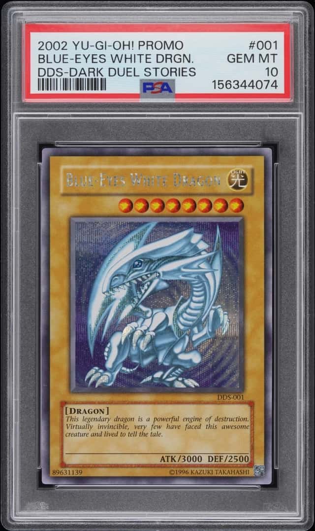 Yugioh Blue Eyes White Dragon Promo Dark Duel Stories DDS-001 PSA 10 Gem Mint
