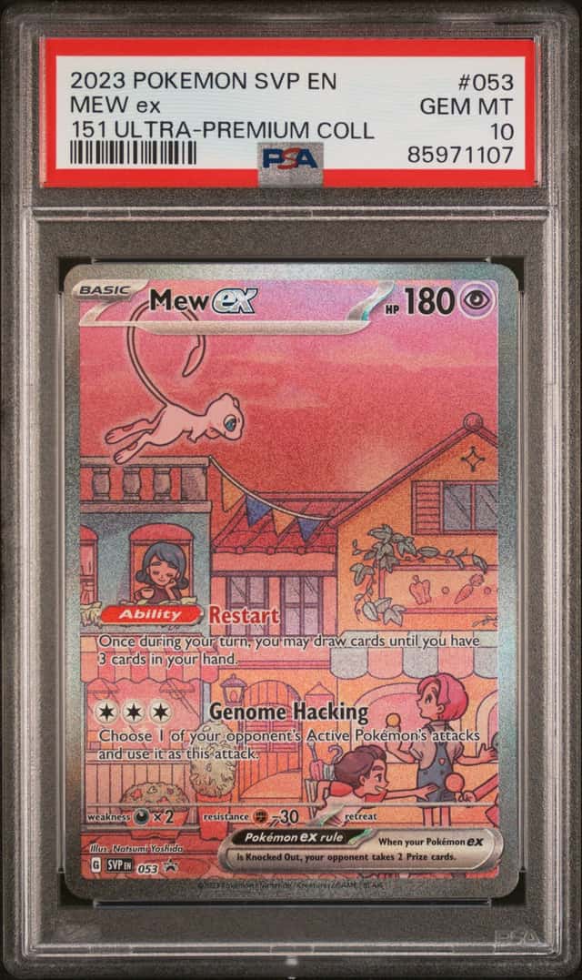 2023 Pokemon Scarlet and Violet Black Star Promo 151 Ultra Premium Collection Mew Ex #053