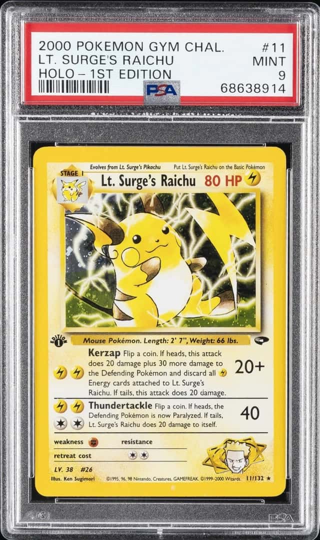 Lt. Surge's Raichu