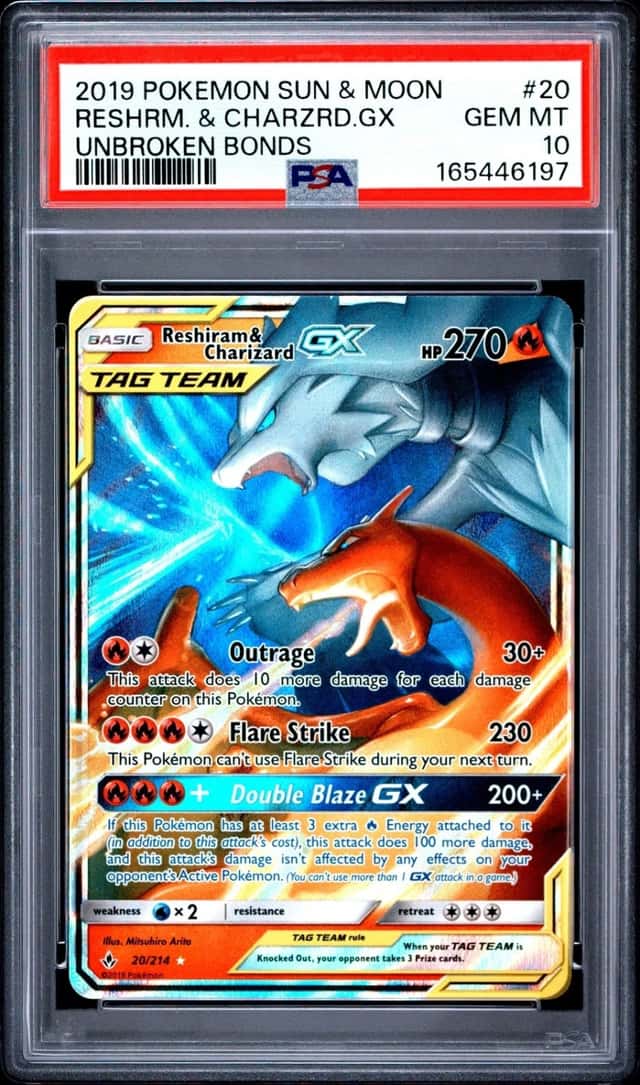 Reshiram & Charizard GX