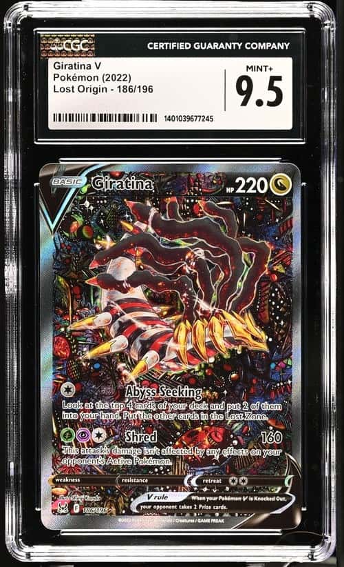 Pokémon Giratina V 2022 Lost Origin 186/196 Ultra Rare Holo CGC 9.5