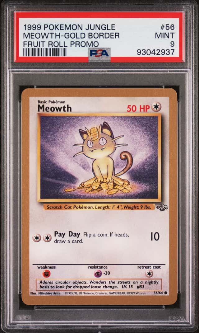 Meowth-Gold Border