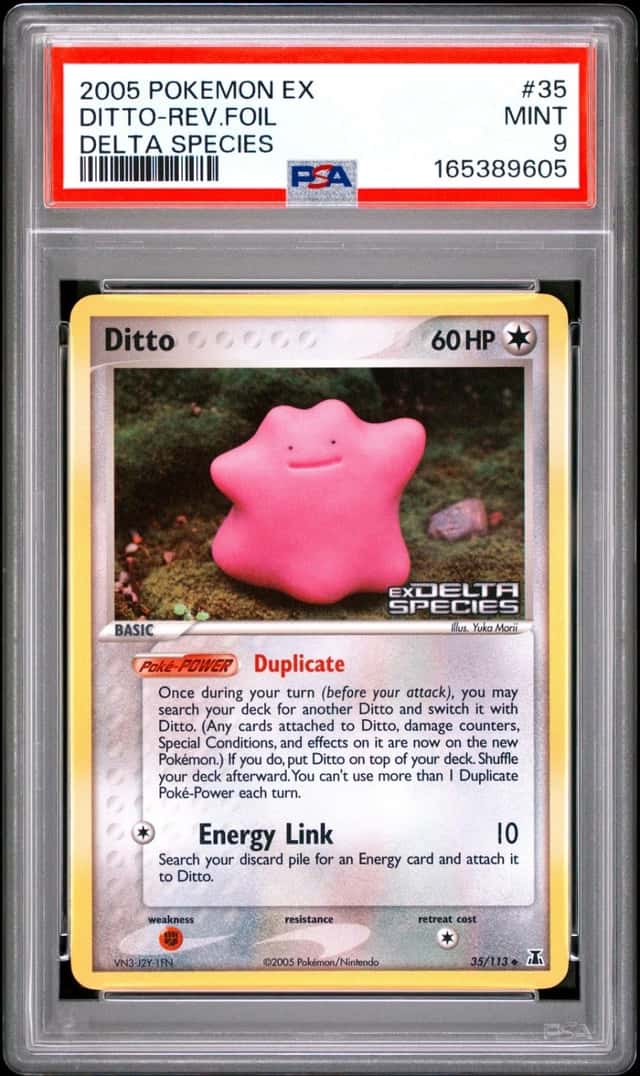 Pokemon Ditto Reverse Holo EX Delta Species 35/113 PSA 9 Mint
