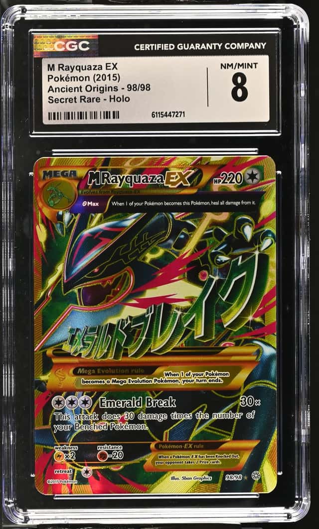 Pokémon M Rayquaza EX 98 Ancient Origins CGC Trading...