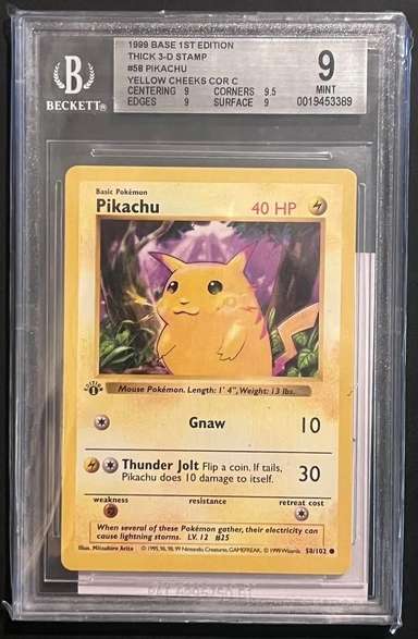Pikachu (Yellow cheeks Corr.) C