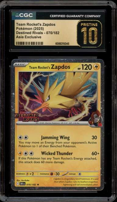 TEAM ROCKET'S ZAPDOS
