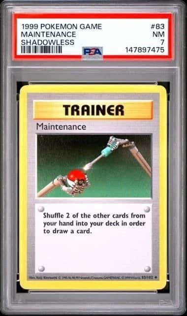 Maintenance