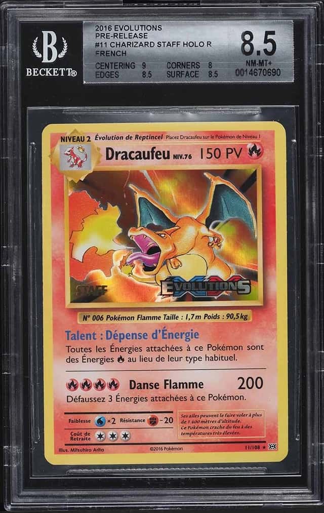 Charizard STAFF HOLO R