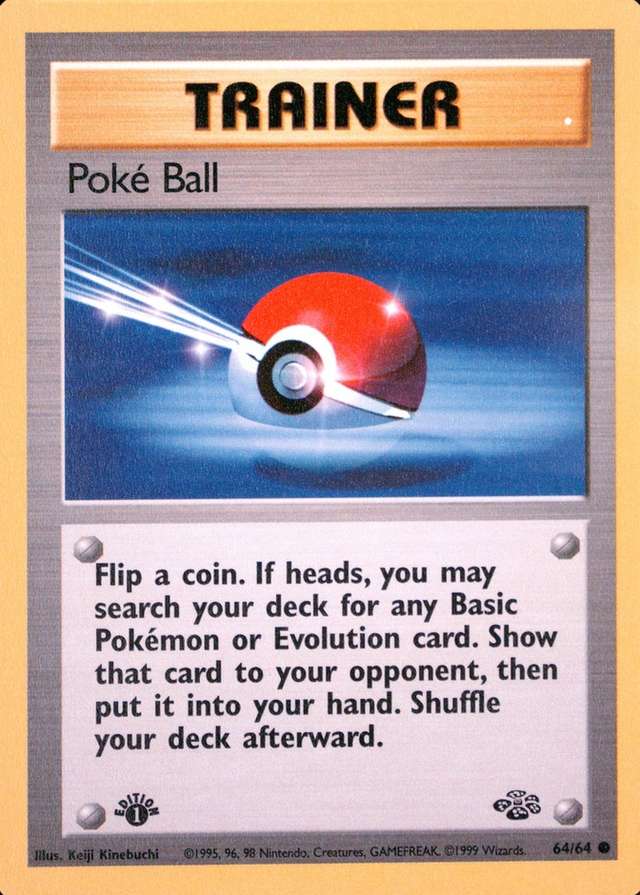 Poke Ball · Reverse Holo · 1st Edition