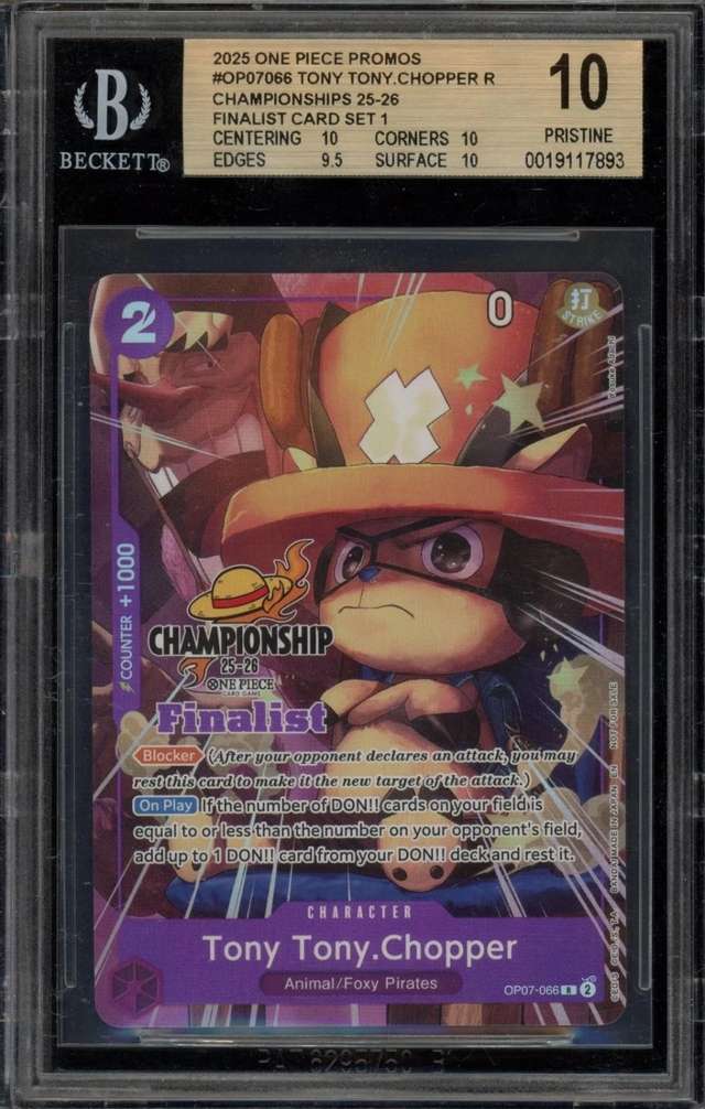 Tony Tony.Chopper R/(Championships 25-26 Finalist Card Set 1)