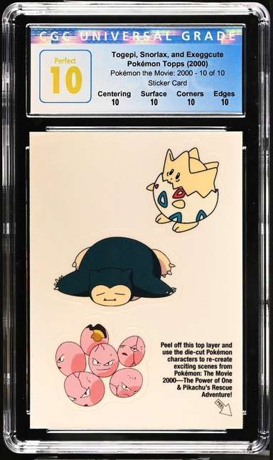 Togepi, Snorlax, and Exeggcute