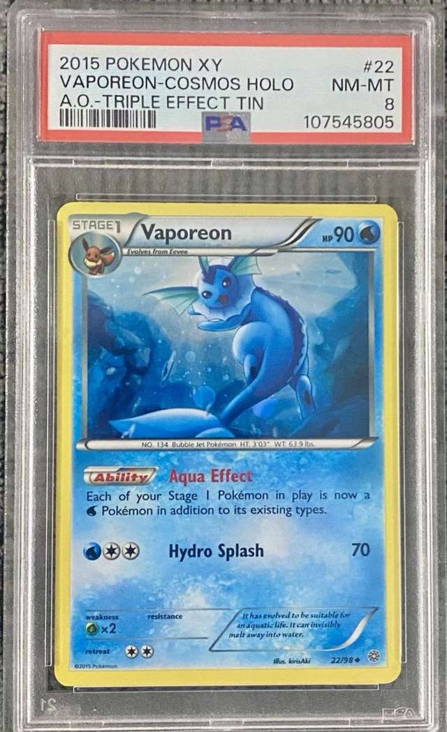 VAPOREON-COSMOS HOLO