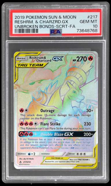 Reshiram & Charizard GX
