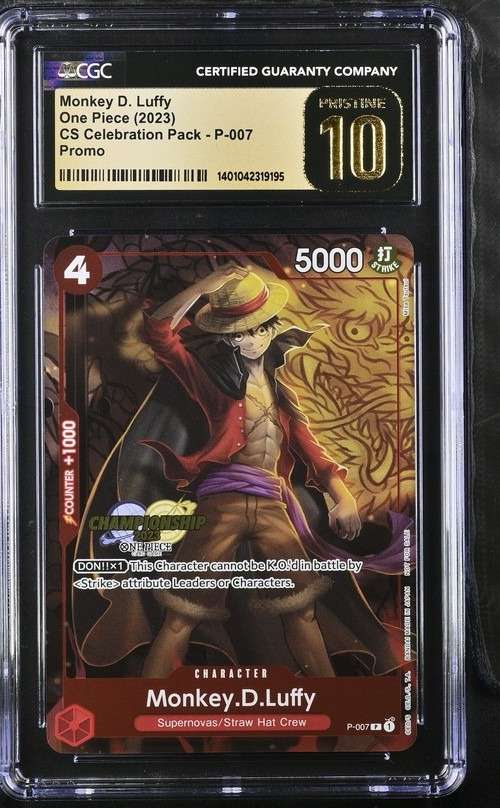 Monkey.D.Luffy SILVER FOIL P/(Championship 2023 Celebration Pack)