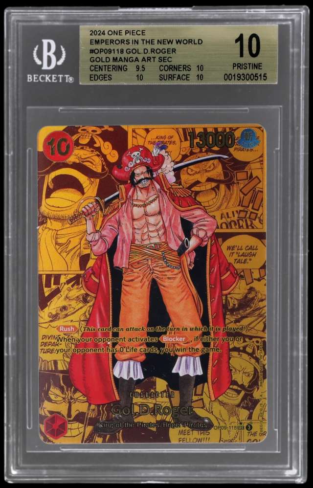 Gol.D.Roger GOLD MANGA ART SEC
