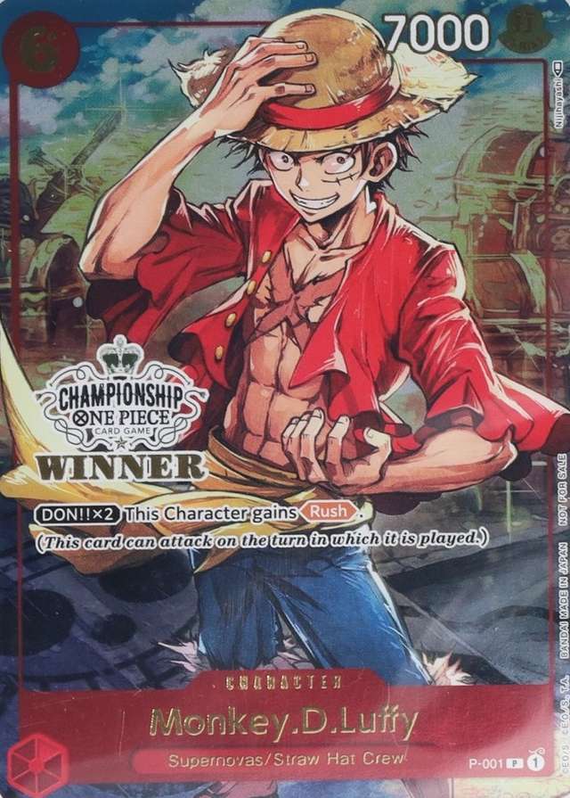Event Official Prize Serialized Top