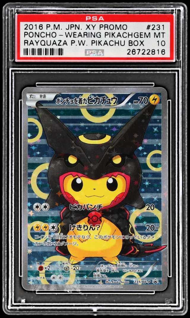 Poncho-wearing Pikachu
