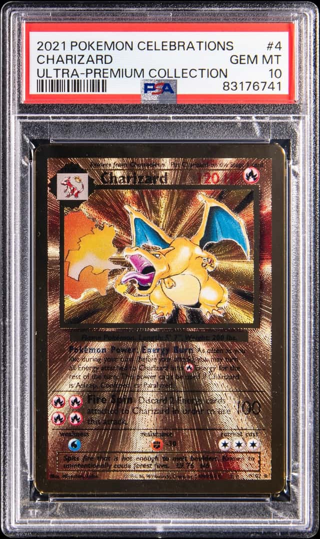 2021 Pokemon Celebrations Ultra-Premium Collection #4 Charizard - PSA GEM MT 10