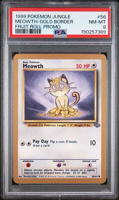 Meowth-Gold Border
