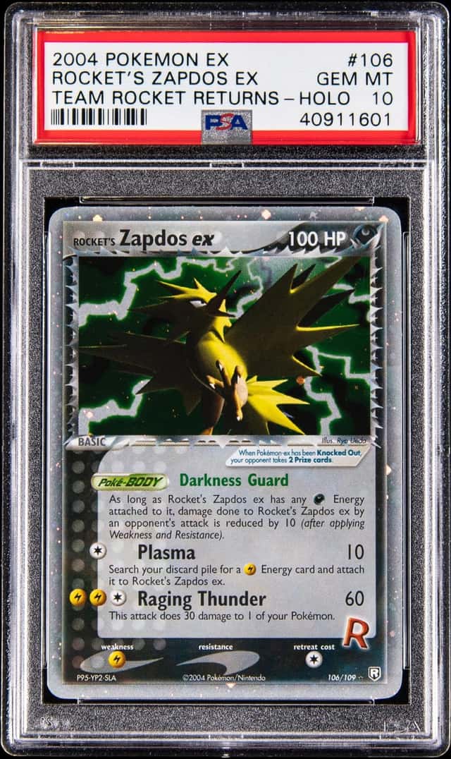 Rocket's Zapdos EX