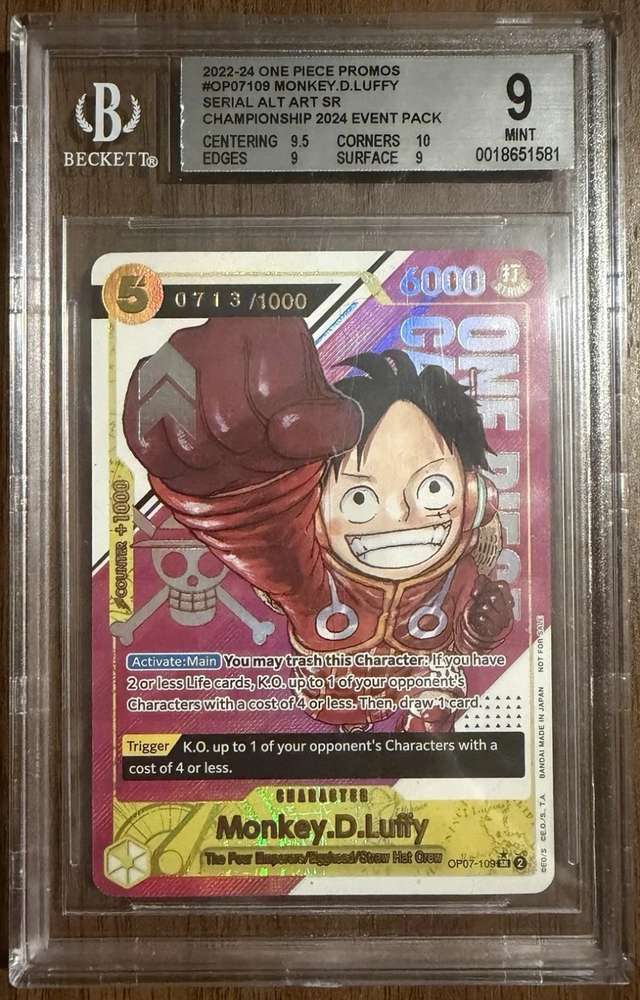 Monkey.D.Luffy SERIAL ALT ART SR/(Championship 2024 Event Pack)
