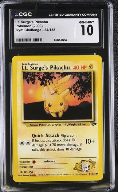 Lt. Surge's Pikachu